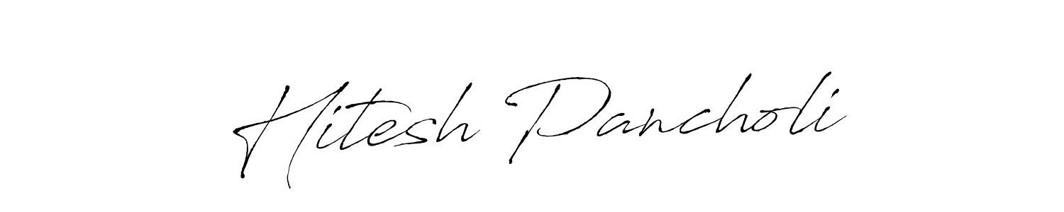 Similarly Antro_Vectra is the best handwritten signature design. Signature creator online .You can use it as an online autograph creator for name Hitesh Pancholi. Hitesh Pancholi signature style 6 images and pictures png