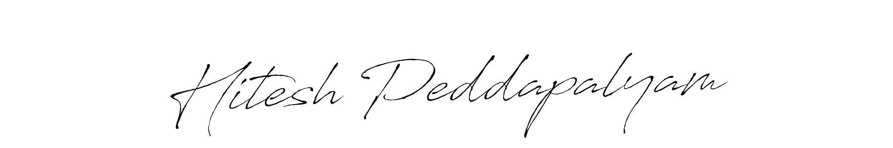 Hitesh Peddapalyam stylish signature style. Best Handwritten Sign (Antro_Vectra) for my name. Handwritten Signature Collection Ideas for my name Hitesh Peddapalyam. Hitesh Peddapalyam signature style 6 images and pictures png