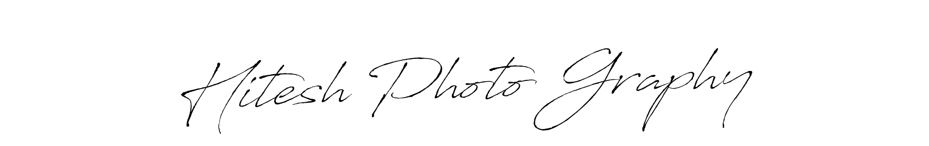 if you are searching for the best signature style for your name Hitesh Photo Graphy. so please give up your signature search. here we have designed multiple signature styles  using Antro_Vectra. Hitesh Photo Graphy signature style 6 images and pictures png