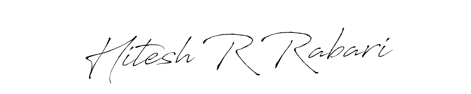 Similarly Antro_Vectra is the best handwritten signature design. Signature creator online .You can use it as an online autograph creator for name Hitesh R Rabari. Hitesh R Rabari signature style 6 images and pictures png