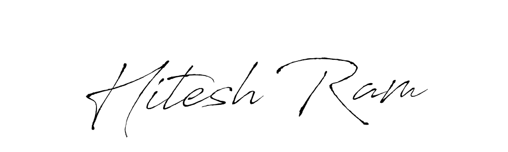 It looks lik you need a new signature style for name Hitesh Ram. Design unique handwritten (Antro_Vectra) signature with our free signature maker in just a few clicks. Hitesh Ram signature style 6 images and pictures png