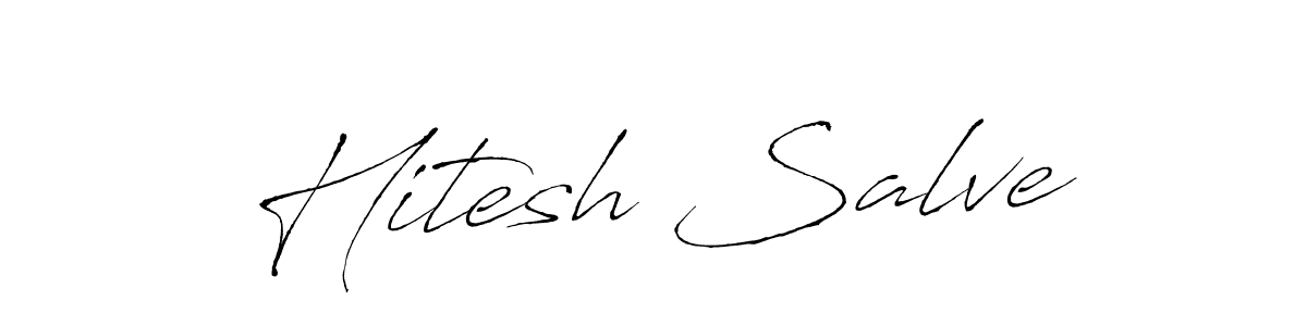 if you are searching for the best signature style for your name Hitesh Salve. so please give up your signature search. here we have designed multiple signature styles  using Antro_Vectra. Hitesh Salve signature style 6 images and pictures png