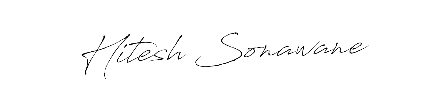 This is the best signature style for the Hitesh Sonawane name. Also you like these signature font (Antro_Vectra). Mix name signature. Hitesh Sonawane signature style 6 images and pictures png