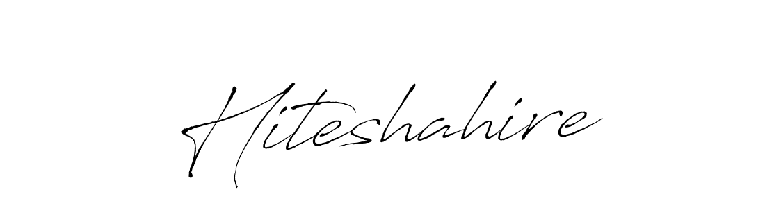How to make Hiteshahire signature? Antro_Vectra is a professional autograph style. Create handwritten signature for Hiteshahire name. Hiteshahire signature style 6 images and pictures png