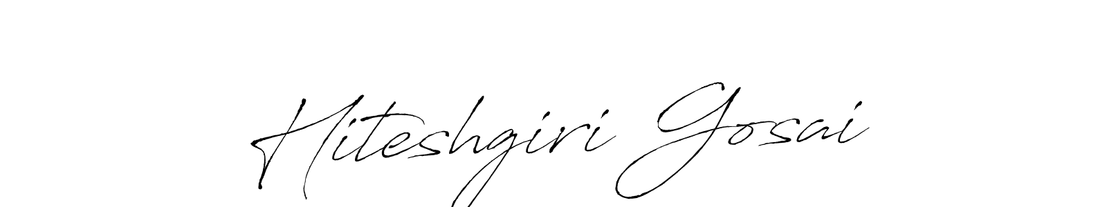 Hiteshgiri Gosai stylish signature style. Best Handwritten Sign (Antro_Vectra) for my name. Handwritten Signature Collection Ideas for my name Hiteshgiri Gosai. Hiteshgiri Gosai signature style 6 images and pictures png