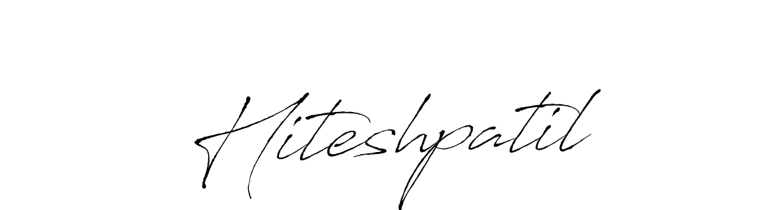 The best way (Antro_Vectra) to make a short signature is to pick only two or three words in your name. The name Hiteshpatil include a total of six letters. For converting this name. Hiteshpatil signature style 6 images and pictures png