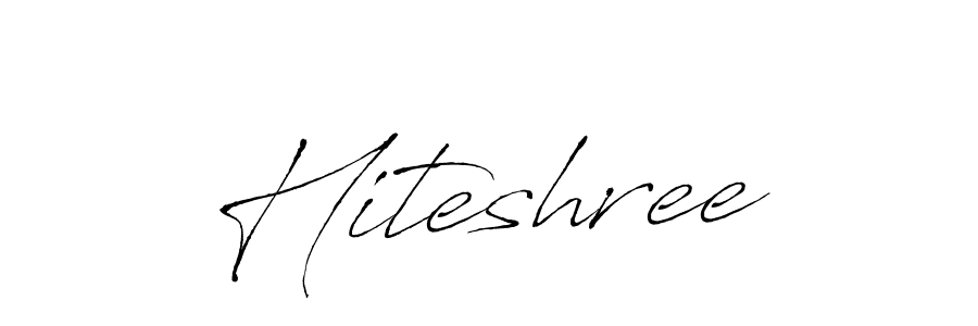 Design your own signature with our free online signature maker. With this signature software, you can create a handwritten (Antro_Vectra) signature for name Hiteshree. Hiteshree signature style 6 images and pictures png