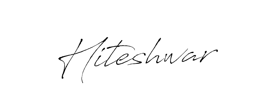 Also we have Hiteshwar name is the best signature style. Create professional handwritten signature collection using Antro_Vectra autograph style. Hiteshwar signature style 6 images and pictures png