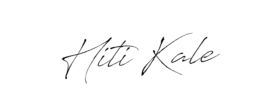 if you are searching for the best signature style for your name Hiti Kale. so please give up your signature search. here we have designed multiple signature styles  using Antro_Vectra. Hiti Kale signature style 6 images and pictures png