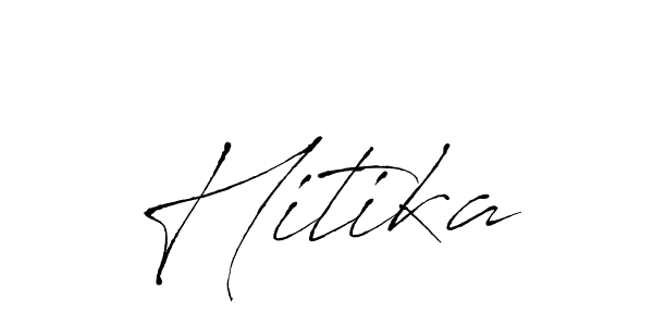 You should practise on your own different ways (Antro_Vectra) to write your name (Hitika) in signature. don't let someone else do it for you. Hitika signature style 6 images and pictures png