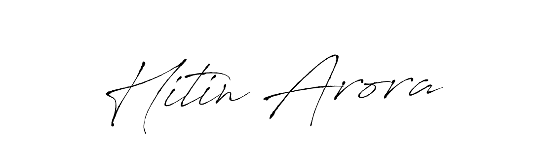 Also You can easily find your signature by using the search form. We will create Hitin Arora name handwritten signature images for you free of cost using Antro_Vectra sign style. Hitin Arora signature style 6 images and pictures png