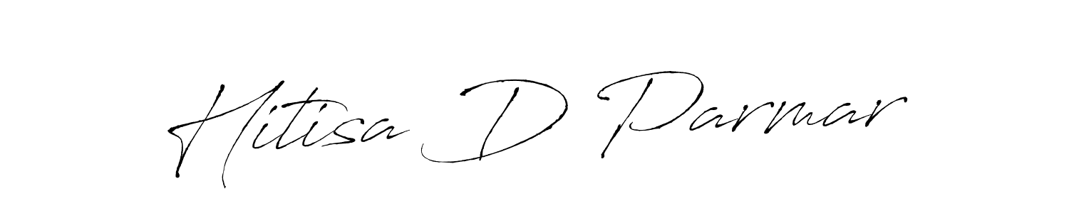 It looks lik you need a new signature style for name Hitisa D Parmar. Design unique handwritten (Antro_Vectra) signature with our free signature maker in just a few clicks. Hitisa D Parmar signature style 6 images and pictures png