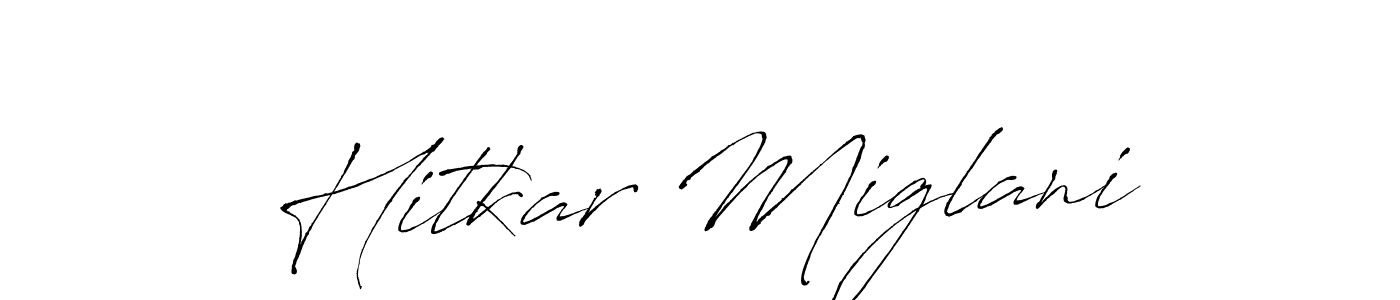 Once you've used our free online signature maker to create your best signature Antro_Vectra style, it's time to enjoy all of the benefits that Hitkar Miglani name signing documents. Hitkar Miglani signature style 6 images and pictures png