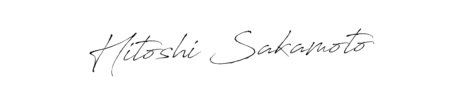 This is the best signature style for the Hitoshi Sakamoto name. Also you like these signature font (Antro_Vectra). Mix name signature. Hitoshi Sakamoto signature style 6 images and pictures png