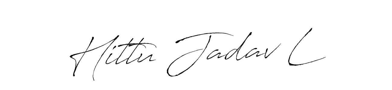 You should practise on your own different ways (Antro_Vectra) to write your name (Hittu Jadav L) in signature. don't let someone else do it for you. Hittu Jadav L signature style 6 images and pictures png