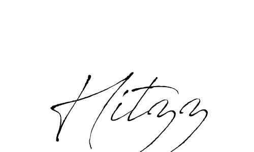 How to make Hitzz name signature. Use Antro_Vectra style for creating short signs online. This is the latest handwritten sign. Hitzz signature style 6 images and pictures png