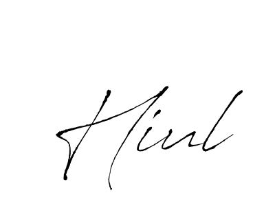 The best way (Antro_Vectra) to make a short signature is to pick only two or three words in your name. The name Hiul include a total of six letters. For converting this name. Hiul signature style 6 images and pictures png