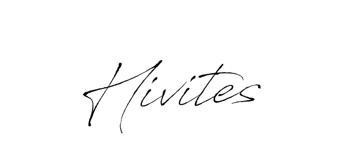 How to make Hivites signature? Antro_Vectra is a professional autograph style. Create handwritten signature for Hivites name. Hivites signature style 6 images and pictures png