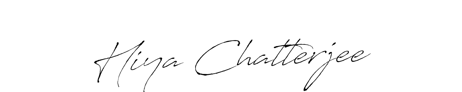 It looks lik you need a new signature style for name Hiya Chatterjee. Design unique handwritten (Antro_Vectra) signature with our free signature maker in just a few clicks. Hiya Chatterjee signature style 6 images and pictures png