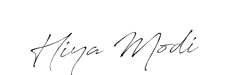 Similarly Antro_Vectra is the best handwritten signature design. Signature creator online .You can use it as an online autograph creator for name Hiya Modi. Hiya Modi signature style 6 images and pictures png