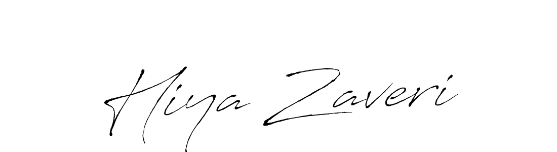 if you are searching for the best signature style for your name Hiya Zaveri. so please give up your signature search. here we have designed multiple signature styles  using Antro_Vectra. Hiya Zaveri signature style 6 images and pictures png