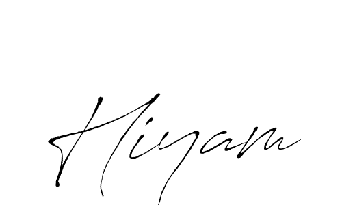 Hiyam stylish signature style. Best Handwritten Sign (Antro_Vectra) for my name. Handwritten Signature Collection Ideas for my name Hiyam. Hiyam signature style 6 images and pictures png