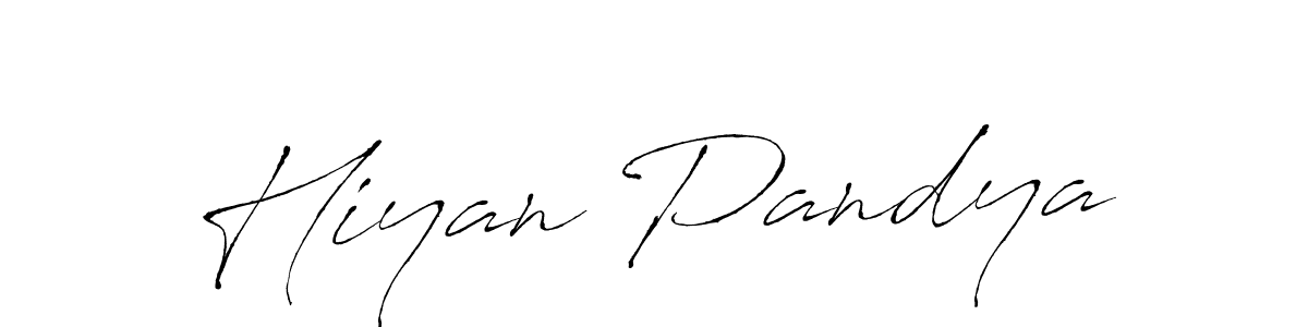 Hiyan Pandya stylish signature style. Best Handwritten Sign (Antro_Vectra) for my name. Handwritten Signature Collection Ideas for my name Hiyan Pandya. Hiyan Pandya signature style 6 images and pictures png