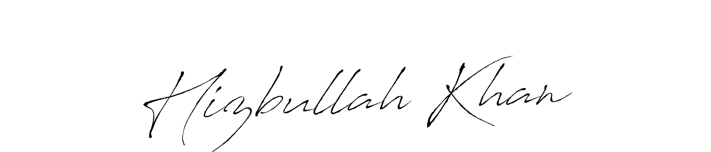 Also we have Hizbullah Khan name is the best signature style. Create professional handwritten signature collection using Antro_Vectra autograph style. Hizbullah Khan signature style 6 images and pictures png