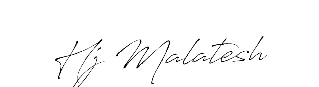 It looks lik you need a new signature style for name Hj Malatesh. Design unique handwritten (Antro_Vectra) signature with our free signature maker in just a few clicks. Hj Malatesh signature style 6 images and pictures png