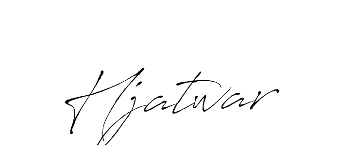 Create a beautiful signature design for name Hjatwar. With this signature (Antro_Vectra) fonts, you can make a handwritten signature for free. Hjatwar signature style 6 images and pictures png