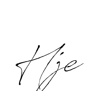 Also we have Hje name is the best signature style. Create professional handwritten signature collection using Antro_Vectra autograph style. Hje signature style 6 images and pictures png