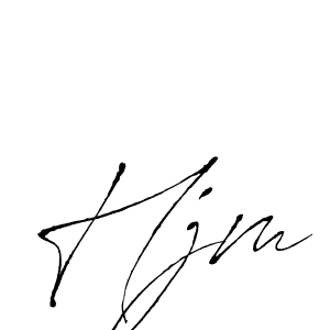 This is the best signature style for the Hjm name. Also you like these signature font (Antro_Vectra). Mix name signature. Hjm signature style 6 images and pictures png