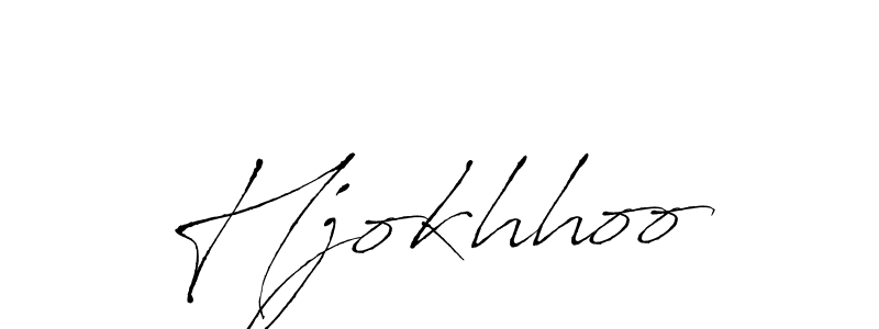 How to make Hjokhhoo name signature. Use Antro_Vectra style for creating short signs online. This is the latest handwritten sign. Hjokhhoo signature style 6 images and pictures png