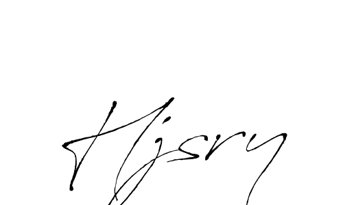 Make a beautiful signature design for name Hjsry. With this signature (Antro_Vectra) style, you can create a handwritten signature for free. Hjsry signature style 6 images and pictures png