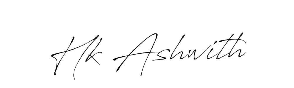 Antro_Vectra is a professional signature style that is perfect for those who want to add a touch of class to their signature. It is also a great choice for those who want to make their signature more unique. Get Hk Ashwith name to fancy signature for free. Hk Ashwith signature style 6 images and pictures png