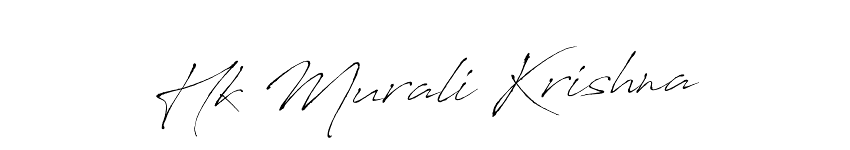 Also we have Hk Murali Krishna name is the best signature style. Create professional handwritten signature collection using Antro_Vectra autograph style. Hk Murali Krishna signature style 6 images and pictures png