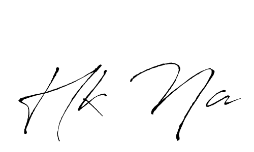 if you are searching for the best signature style for your name Hk Na. so please give up your signature search. here we have designed multiple signature styles  using Antro_Vectra. Hk Na signature style 6 images and pictures png