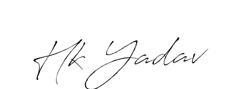 It looks lik you need a new signature style for name Hk Yadav. Design unique handwritten (Antro_Vectra) signature with our free signature maker in just a few clicks. Hk Yadav signature style 6 images and pictures png