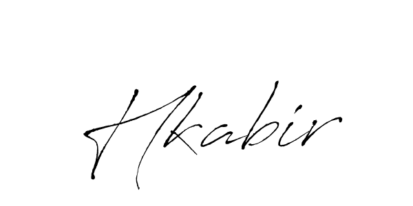 Create a beautiful signature design for name Hkabir. With this signature (Antro_Vectra) fonts, you can make a handwritten signature for free. Hkabir signature style 6 images and pictures png