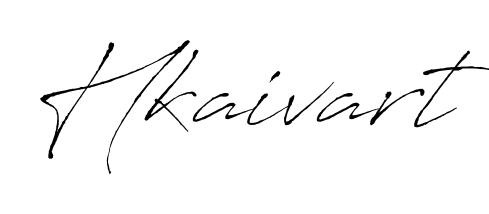 Try this chic Hkaivart handwritten sign style. Using Antro_Vectra font elements, it gives your name a sleek, memorable identity. Hkaivart signature style 6 images and pictures png