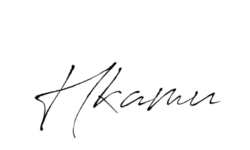 Similarly Antro_Vectra is the best handwritten signature design. Signature creator online .You can use it as an online autograph creator for name Hkamu. Hkamu signature style 6 images and pictures png