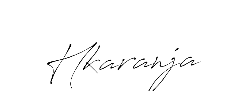 Create a beautiful signature design for name Hkaranja. With this signature (Antro_Vectra) fonts, you can make a handwritten signature for free. Hkaranja signature style 6 images and pictures png