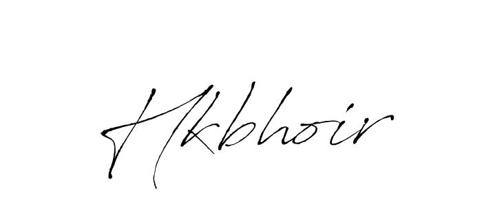 How to make Hkbhoir name signature. Use Antro_Vectra style for creating short signs online. This is the latest handwritten sign. Hkbhoir signature style 6 images and pictures png