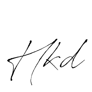 How to make Hkd name signature. Use Antro_Vectra style for creating short signs online. This is the latest handwritten sign. Hkd signature style 6 images and pictures png