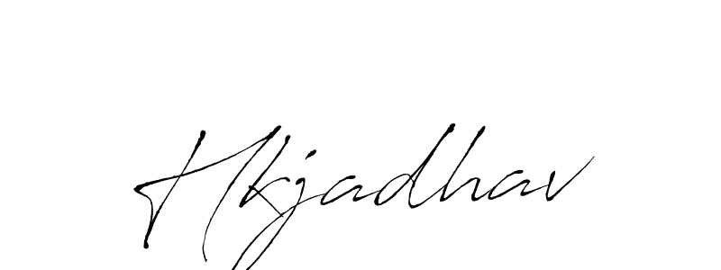 Also we have Hkjadhav name is the best signature style. Create professional handwritten signature collection using Antro_Vectra autograph style. Hkjadhav signature style 6 images and pictures png