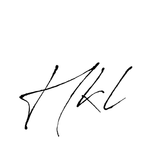 How to make Hkl name signature. Use Antro_Vectra style for creating short signs online. This is the latest handwritten sign. Hkl signature style 6 images and pictures png