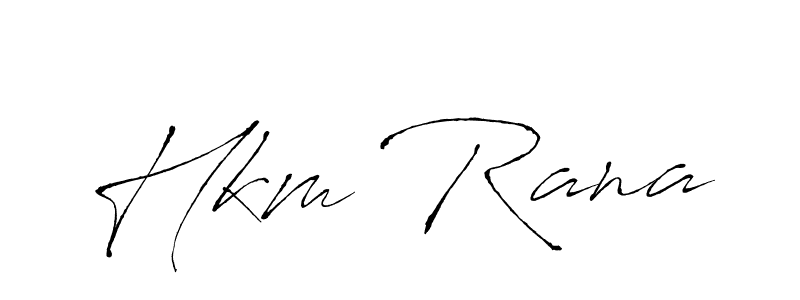 Similarly Antro_Vectra is the best handwritten signature design. Signature creator online .You can use it as an online autograph creator for name Hkm Rana. Hkm Rana signature style 6 images and pictures png