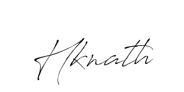 You should practise on your own different ways (Antro_Vectra) to write your name (Hknath) in signature. don't let someone else do it for you. Hknath signature style 6 images and pictures png