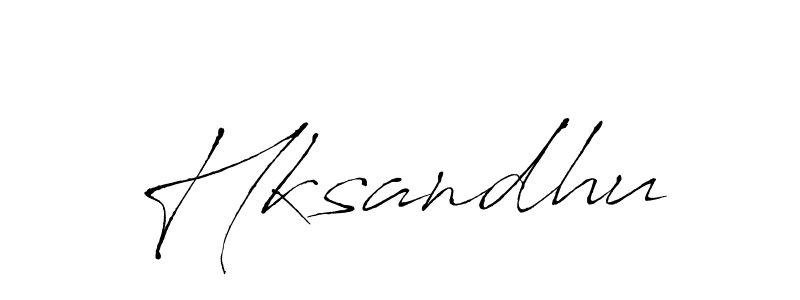 Also we have Hksandhu name is the best signature style. Create professional handwritten signature collection using Antro_Vectra autograph style. Hksandhu signature style 6 images and pictures png