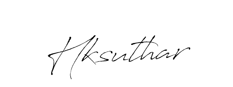Make a beautiful signature design for name Hksuthar. Use this online signature maker to create a handwritten signature for free. Hksuthar signature style 6 images and pictures png